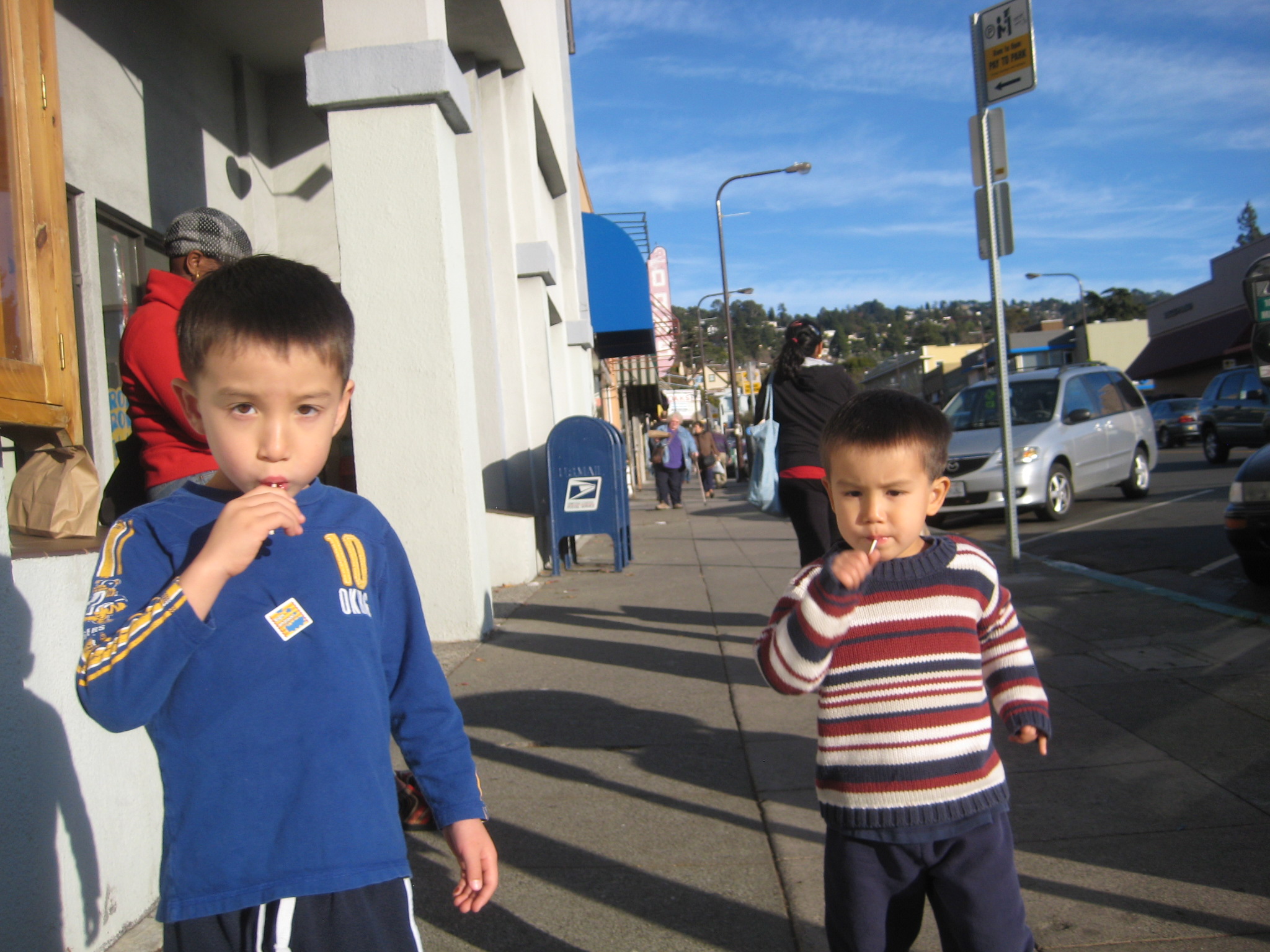 Post-haircut lollipops