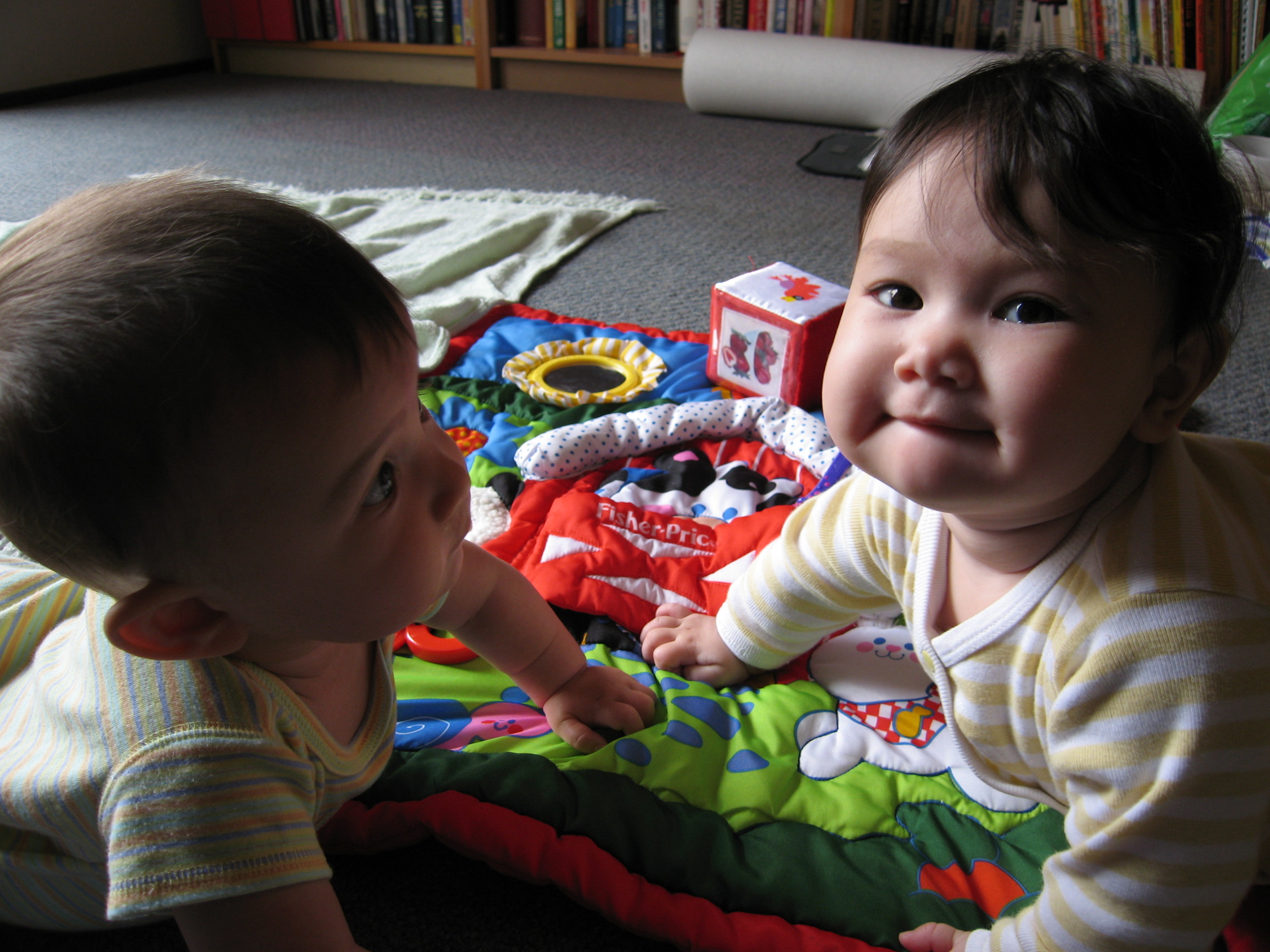 Tummy time at Amara's